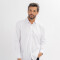 Camisa m/l algodon lisa blanco