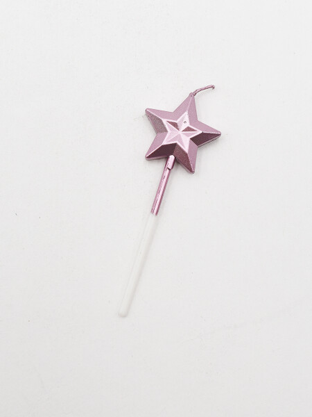 VELA ESTRELLA 9 CM X 3 CM VIOLETA