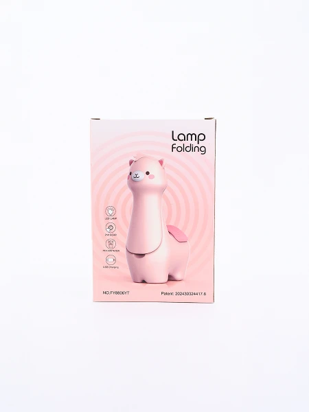 LAMPARA LLAMA ROSADO