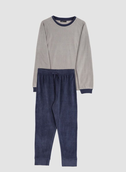 Pijama sporty fleece Azul