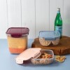 Ho.Recipiente PLas.Cuad.C/Tapa 1.500Ml. N/a