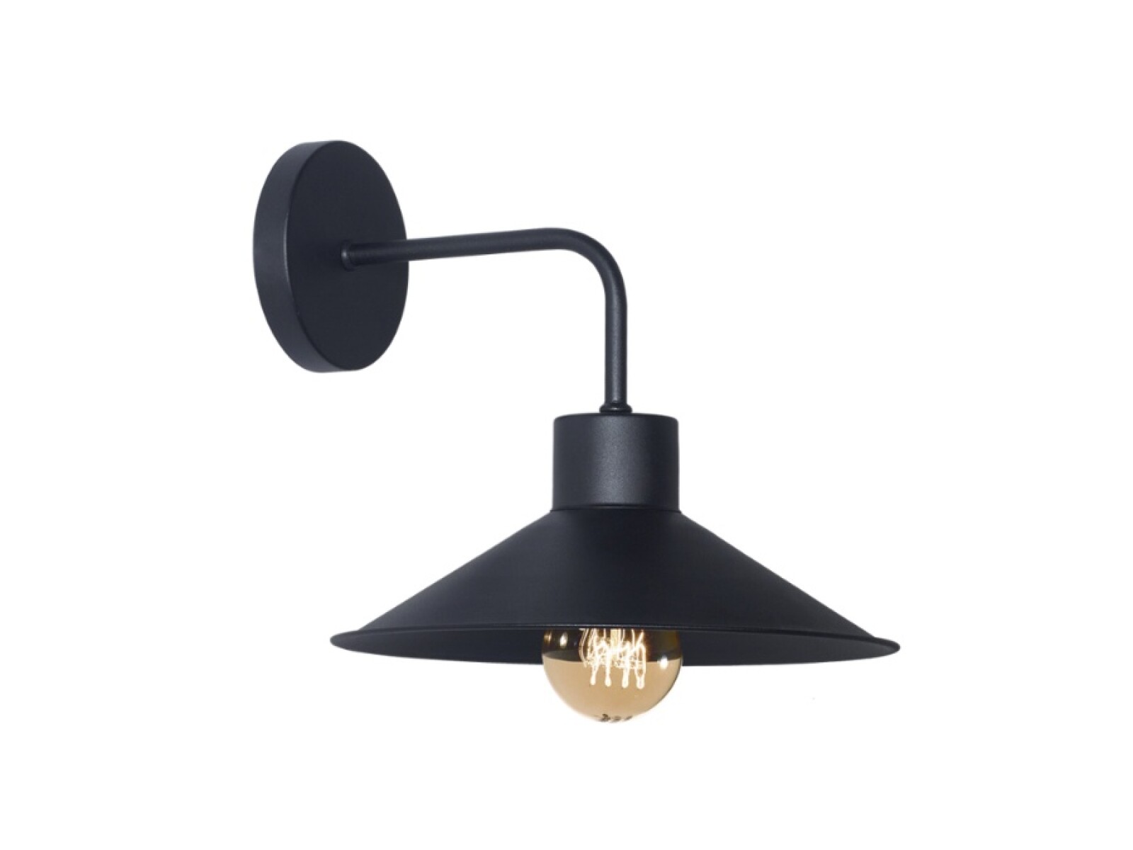 APLIQUE ENSENADA 1L E27 NEGRO 