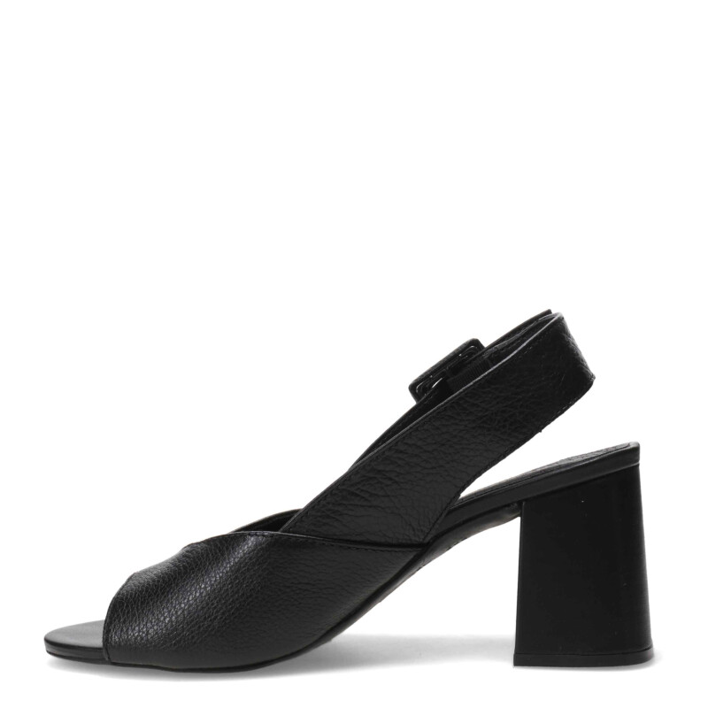 Sandalias de Mujer Bottero con Hebilla y Punta Abierta Negro