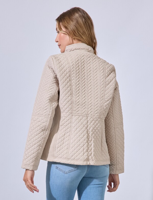 Campera Capitoneada BEIGE