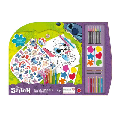Stitch Block Gigante Para Colorear Stitch Block Gigante Para Colorear