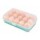 Huevera Organizador Plástico Para Almacenamiento 15 Huevos Celeste