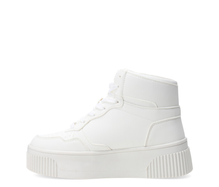 Championes de Mujer Miss Carol HEN tipo bota Blanco