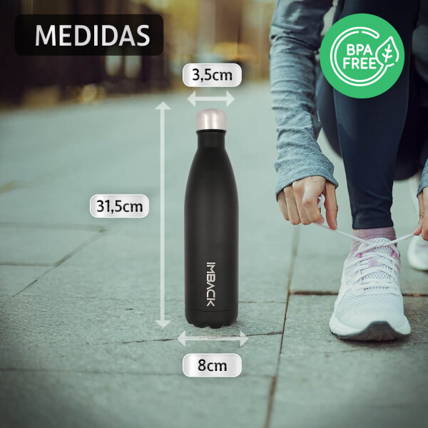 Termo Botella Termica 750ml Doble Capa Acero Inoxidable Agua Termo Botella Termica 750ml Doble Capa Acero Inoxidable Agua
