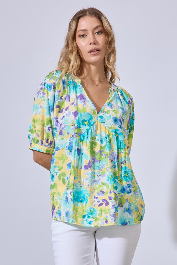 Blusa Spring MULTI/AMARILLO