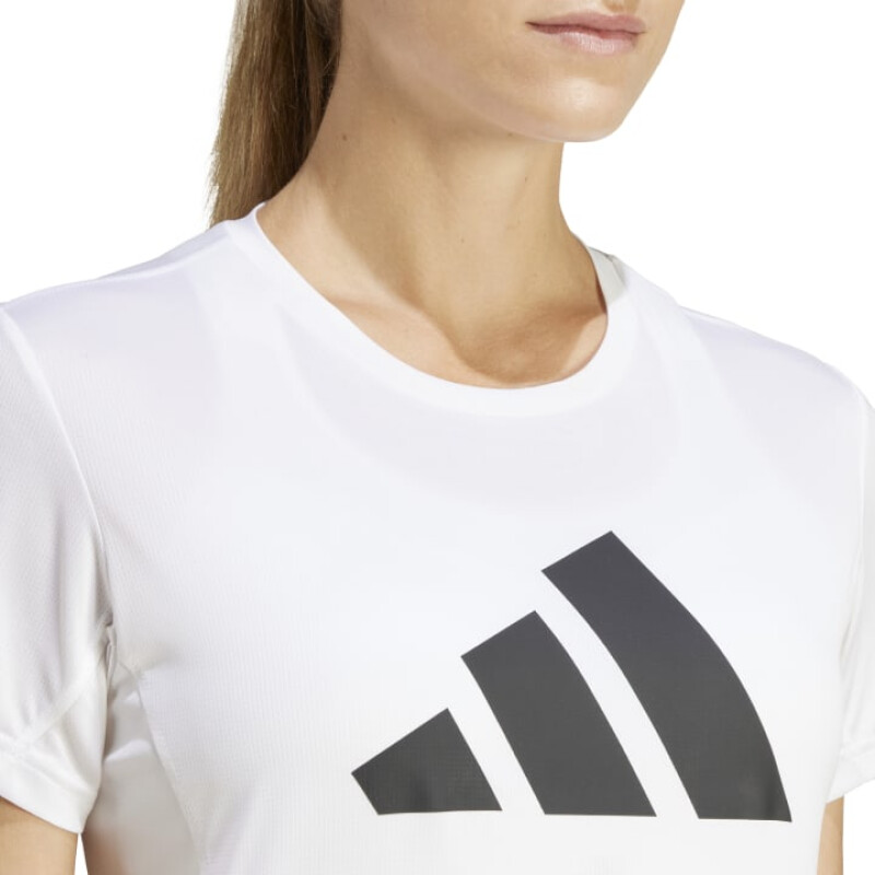 Remera Adidas Run It de Mujer - IN0111 Blanco