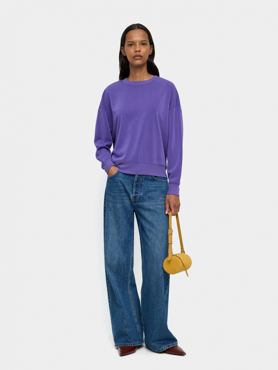 Sudadera Básica violeta