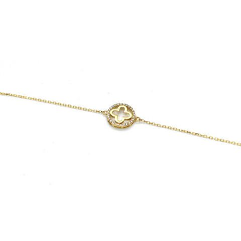 Pulsera en Oro 18Kilates con Zirconias Pulsera en Oro 18Kilates con Zirconias