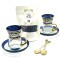 Set de té para dos personas vip color Negro