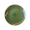 PLATO PLAYO CERAMICA VERDE C/DIS 27.5CM Unica