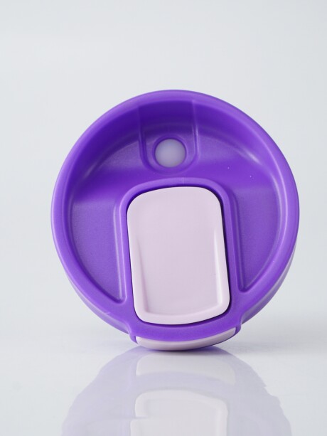Vaso Térmico Push&Drink 500mL. Lila