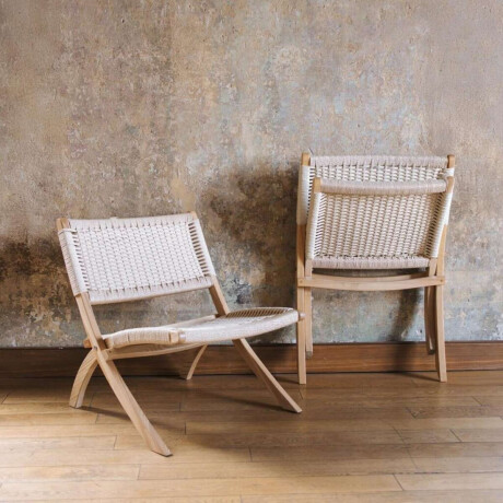 Butaca Plegable Madera Natural Tibet Origen