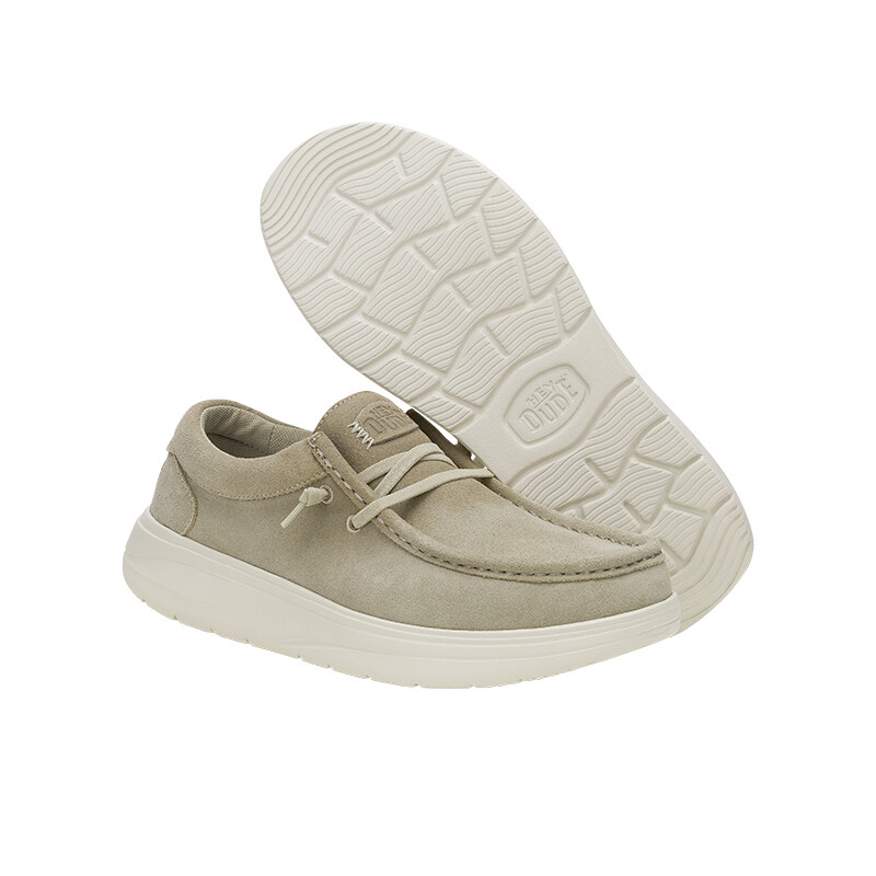 Calzado Hey Dude Wally x Suede Gris