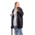 TAPADO GAMUZA S-XXL NEGRO
