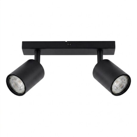 AASOL20 Luminaria de Techo Leticia Doble Negra