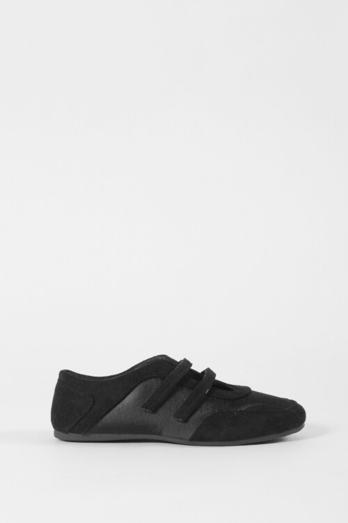 Ballerinas de tela negro