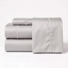 Juegos de Sábana Basic 400 hilos Gris (Bordado Gris) Full