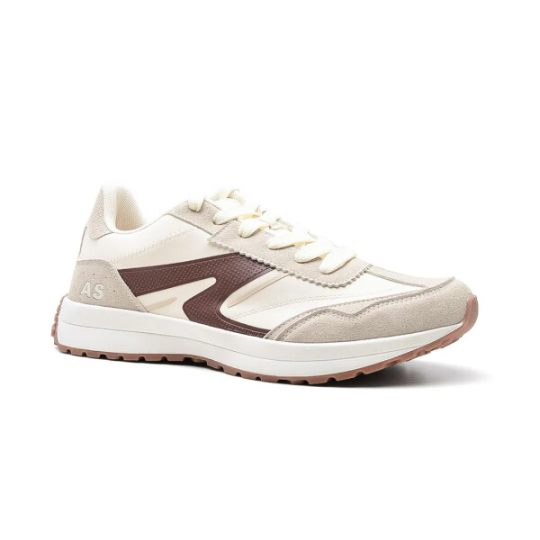 ABRUS MEN 41 AL 45 - AMERICAN SPORT BLANCO/MARRON