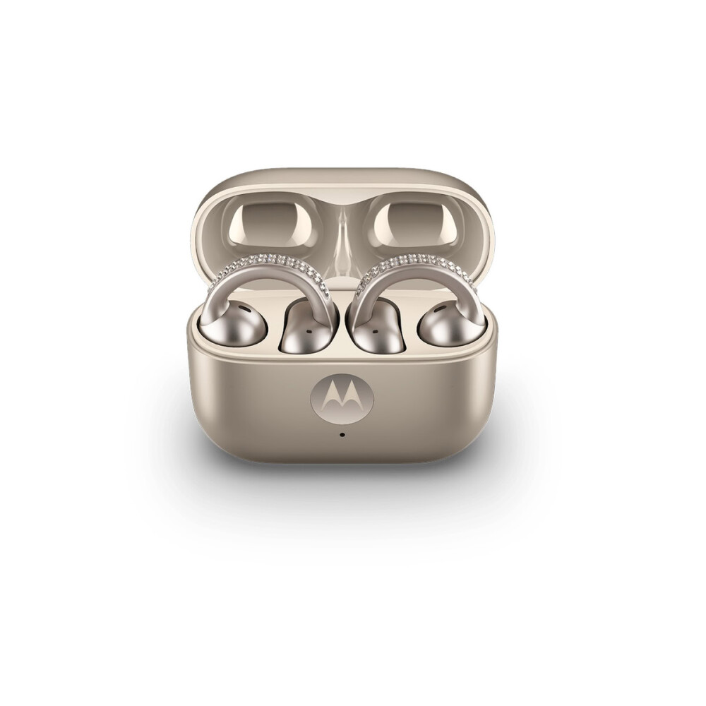 Motorola Moto Buds Loop Swarovski Dorado