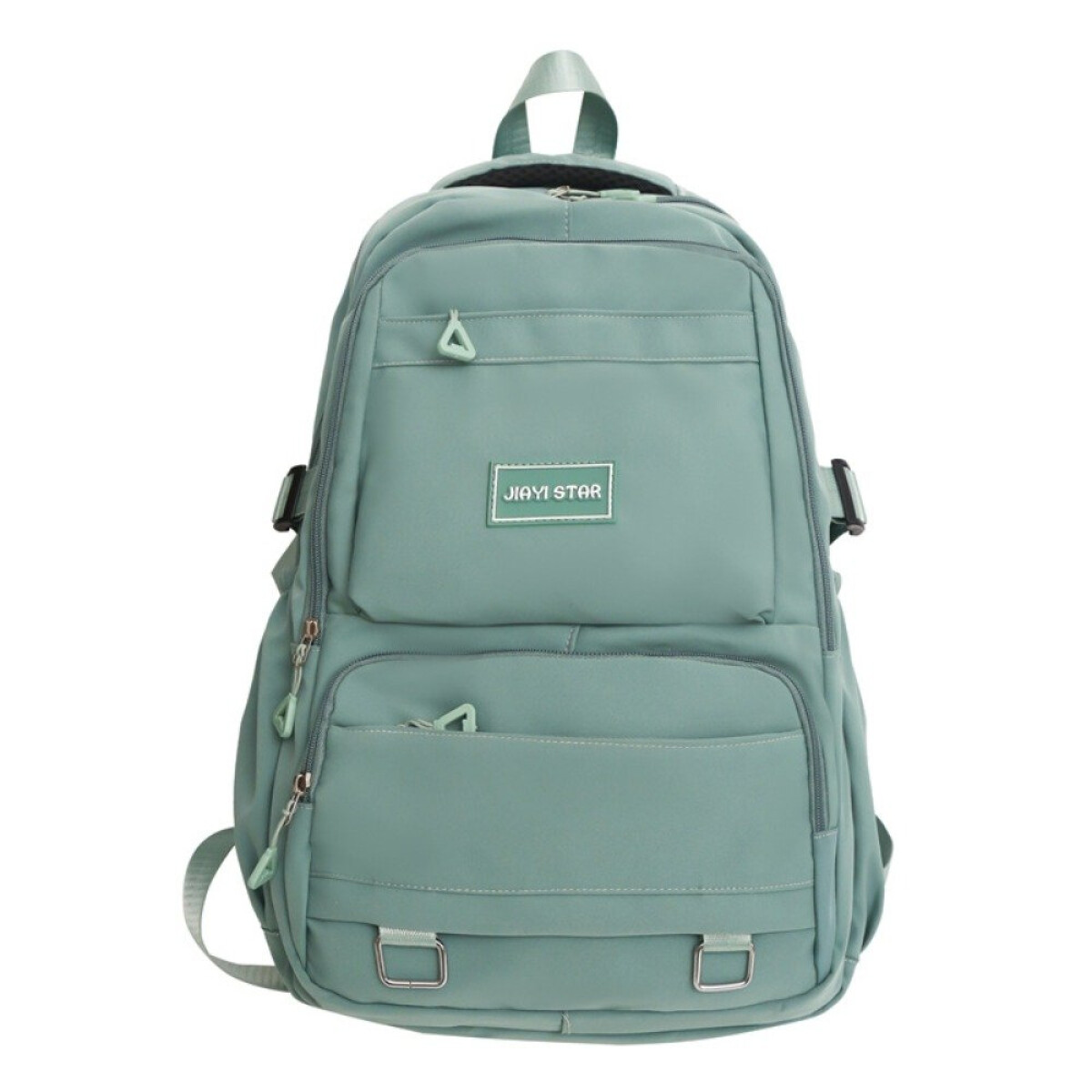 Mochila Escolar 5 Bolsillos Liceal Urbana Unisex Impermeable - Variante Color Verde 