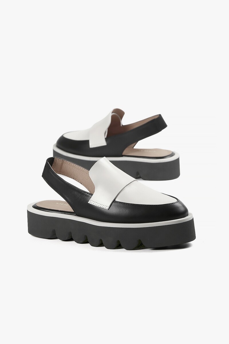 MOCASIN SLING Negro