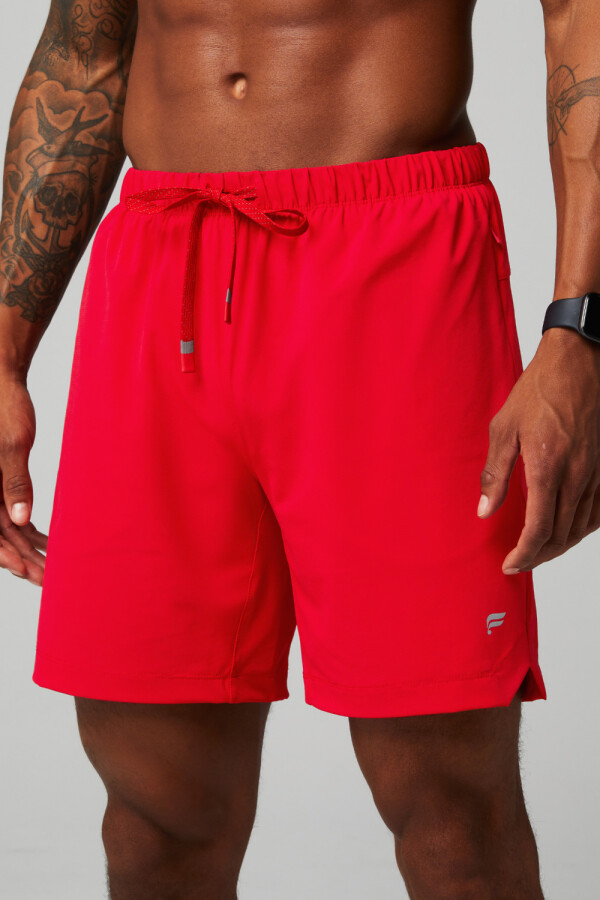 Short The 7 One Short Hombre Heated Red