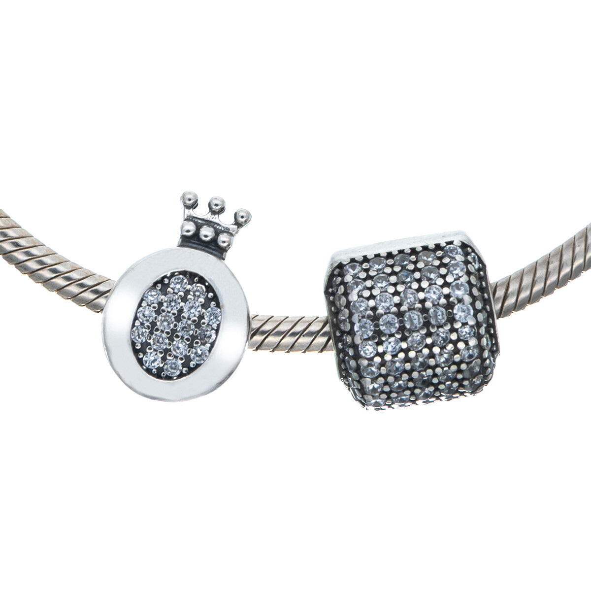 Charm de plata 925, CORONITA. 