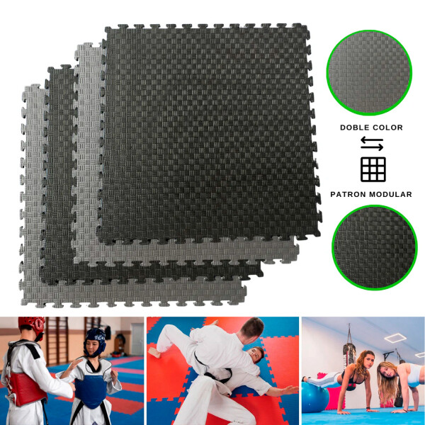 Tatami Reversible En Dos Tonos (precio Por Unidad) GRIS