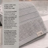 Toalla De Baño 80 x 150 Nuvia 100% Algodón - Karsten Gris