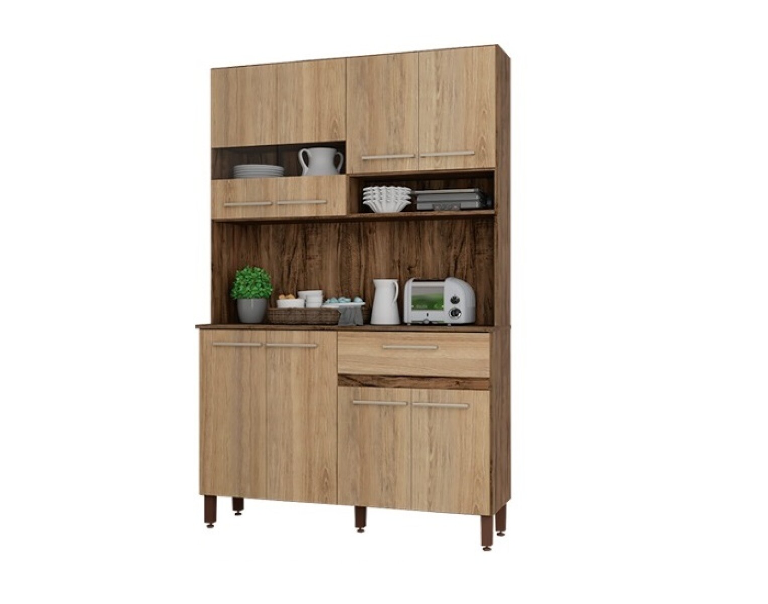 Kit De Cocina Palermo Miel/pátina Línea Patria Kit2120mp 