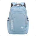 Bolso Mochila Escolar Liceo facultad y Viaje Impermeable Celeste