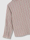 Camisa De Rayas Gris Claro