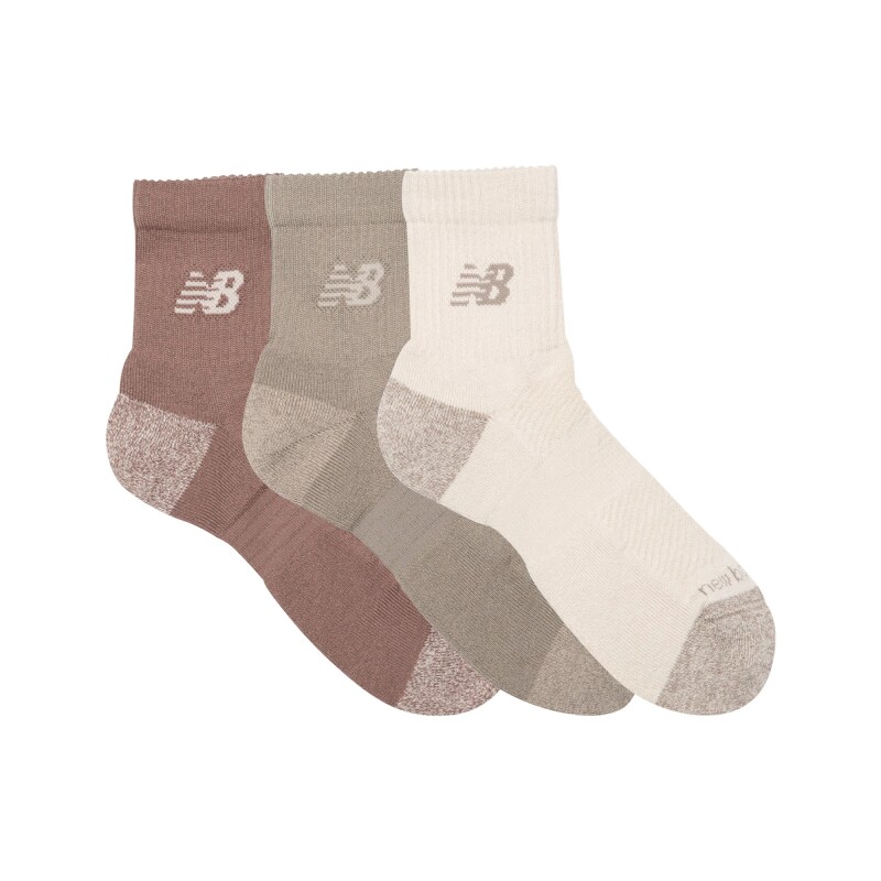 Medias New Balance Unisex - ACTIVE CUSHION - LAS35204AS ORANGE/BEIGE/WHITE