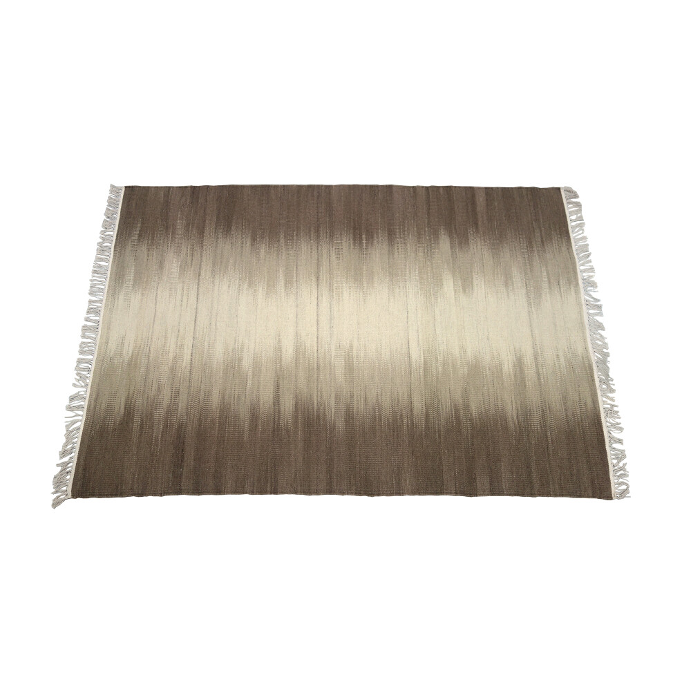 ALFOMBRA LANA NATURAL-BEIGE IKAT