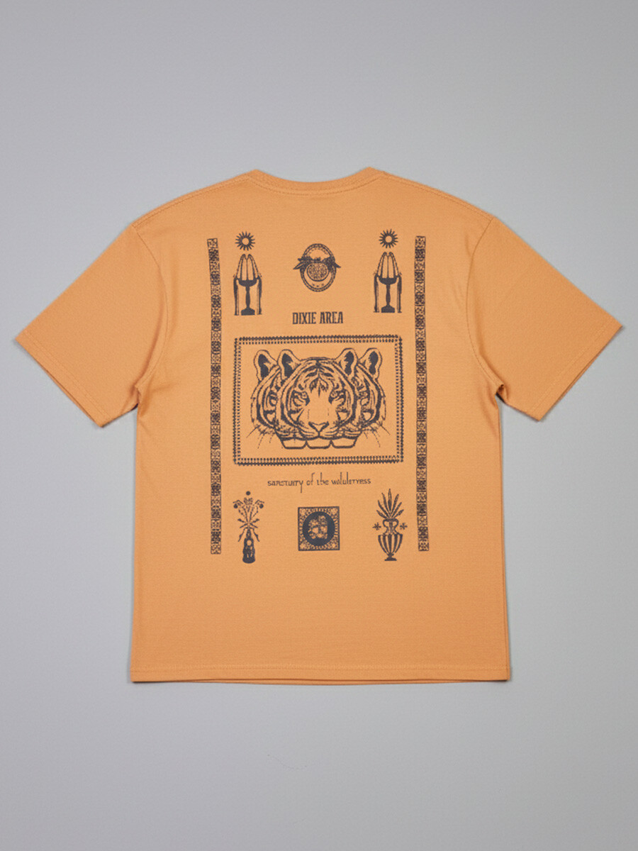 T-SHIRT MULEY DIXIE - Caramelo 