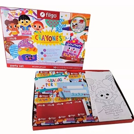 Crayones Filgo Set Party x 10 Crayones Filgo Set Party x 10