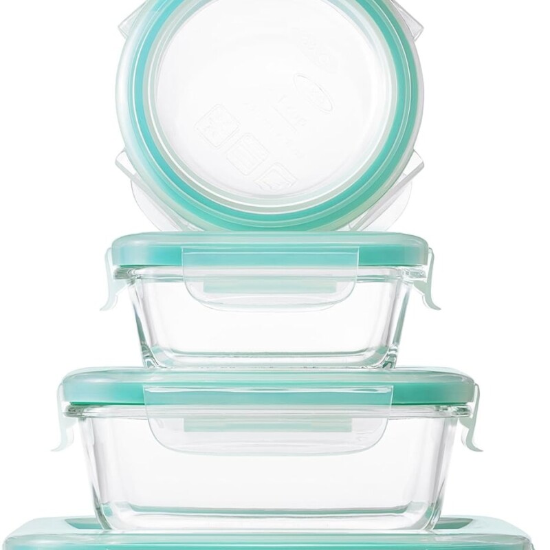Juego de 6 recipientes de vidrio c/tapa Smart Seal para uso diario 11230200 Juego de 6 recipientes de vidrio c/tapa Smart Seal para uso diario 11230200