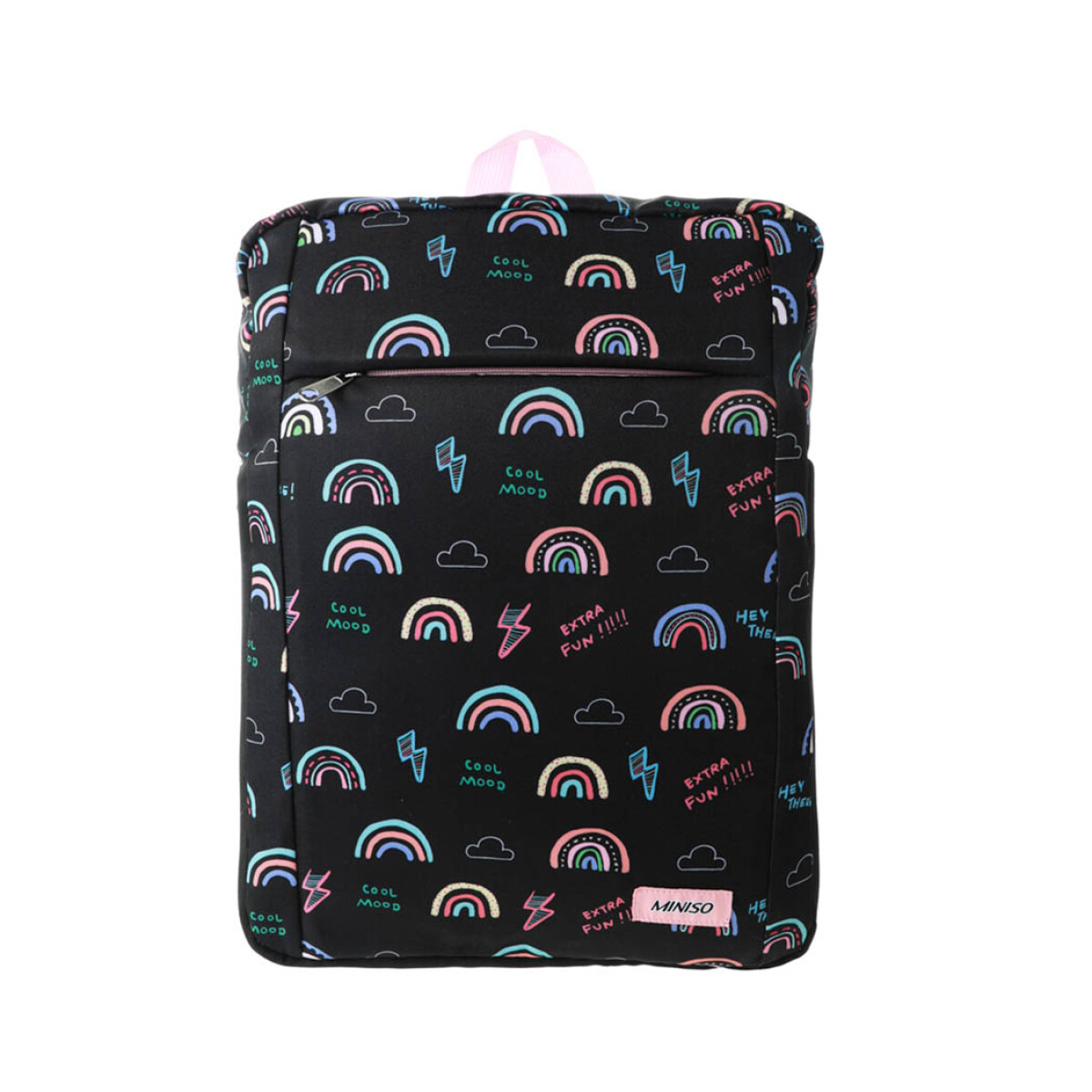 Mochila cuadrada arcoiris 