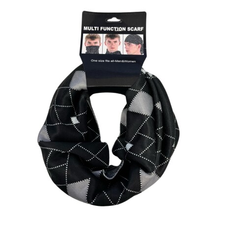 Buff cuellera con interior afelpado - Figuras Gris