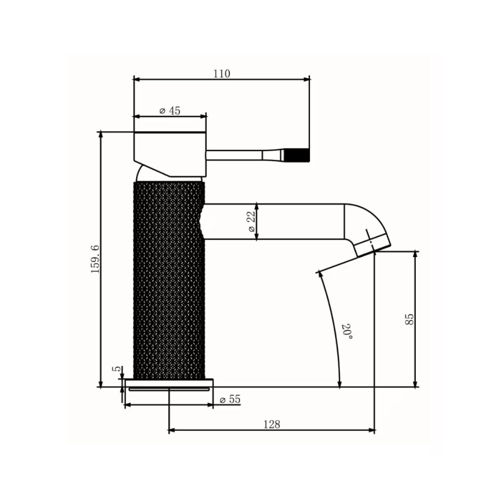 Grifería de lavatorio Monocomando bajo de mesada Signature grafito Grifería De Lavatorio Monocomando Bajo De Mesada Signature Grafito