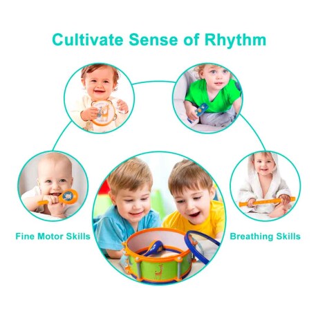 Set Infantil de 9 Instrumentos Musicales Educativos 001