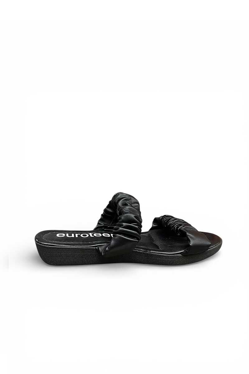 SANDALIA EUROTEENS 2 TIRAS Negro