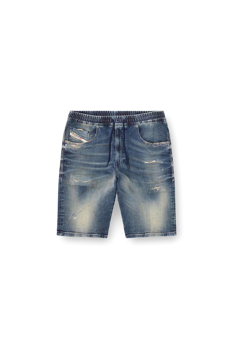 Short Para Hombre 2033 D-Krooley-Short Jogg Azul Marino