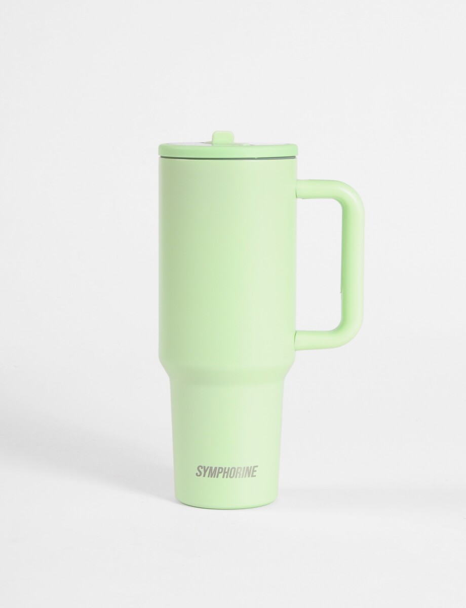 Mug vaso acero 1180 litros - verde 