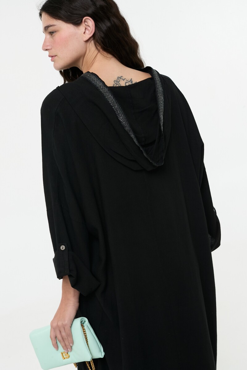 VESTIDO HOODIE Negro