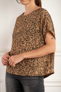 Blusa Animal Print Cafe